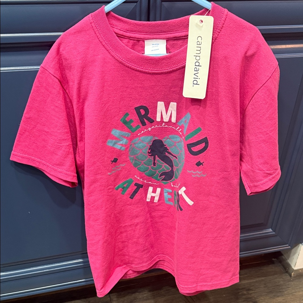 Kids Pink Mermaid T-Shirt